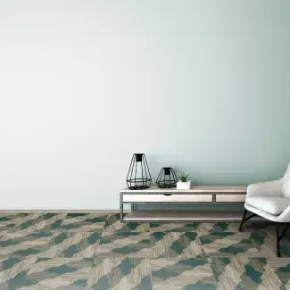 My Saga² - Fiber Losange Green - Room scene